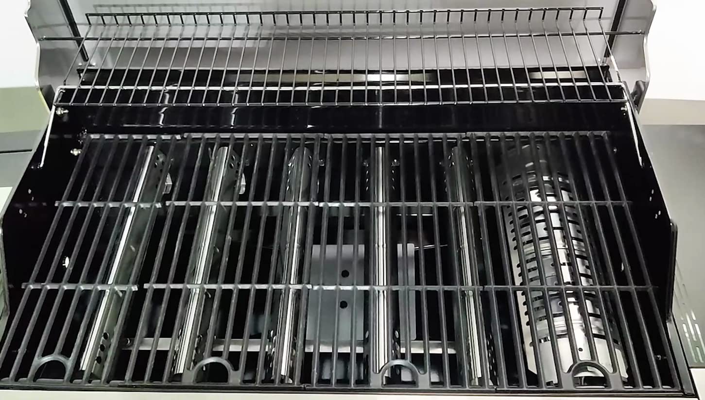 Uniflasy 18 Inch Grill Cooking Grates for Charbroil Performance 463244819 6 Burner Cart/Cabinet Liquid Propane Gas Grill, 6-Burner Cast Iron Cooking Grids Grill Replacement Parts