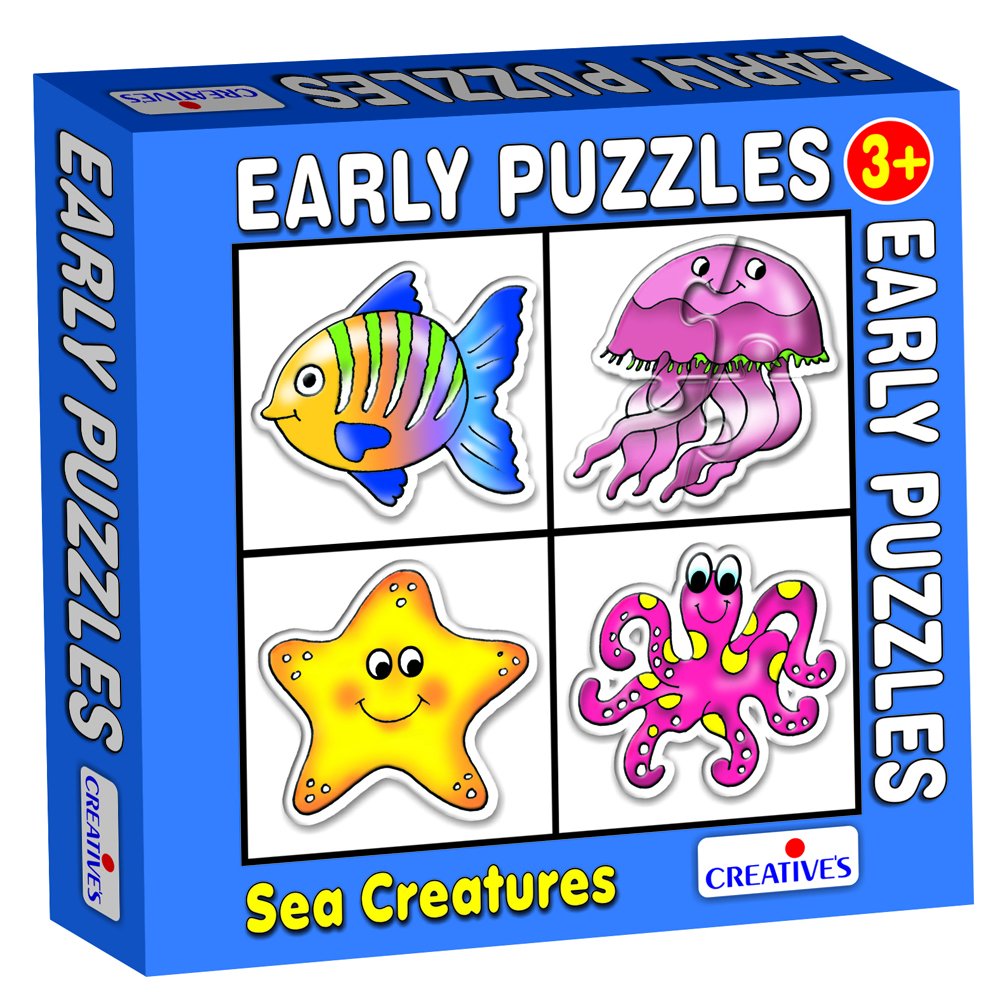 Creative's Early Puzzles Step 1 -Sea Creatures Puzzle | Educational Puzzles Game | Fun to Learn Game | Knowledge of Sea Cr