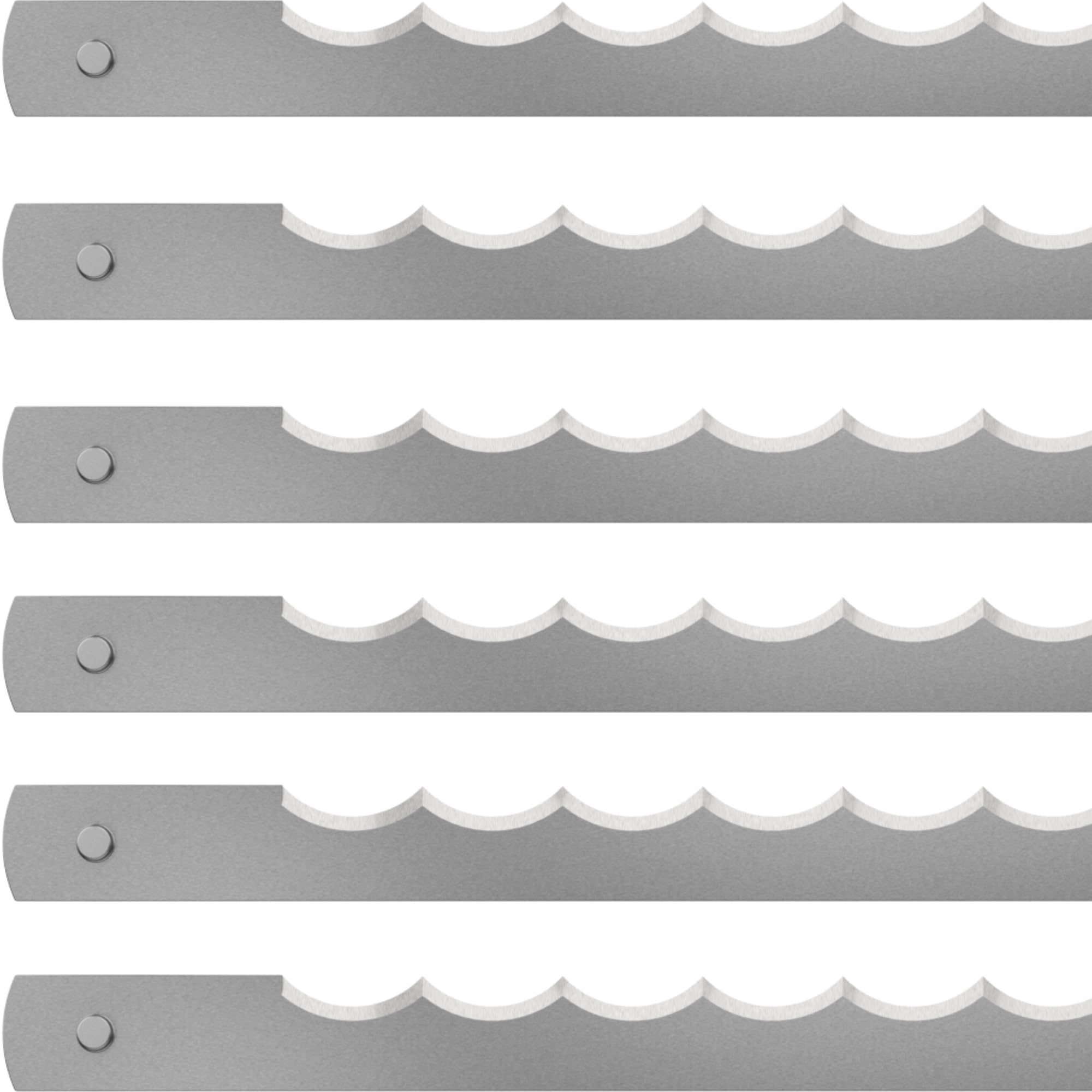LEHRMANN Coltelli per affettare il pane (50 pz.) 270 x 13 x 0,5 mm senza rivestimento