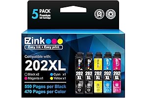 (TM Remanufactured Ink Cartridges Replacement for Epson 202 XL 202XL T202XL to...