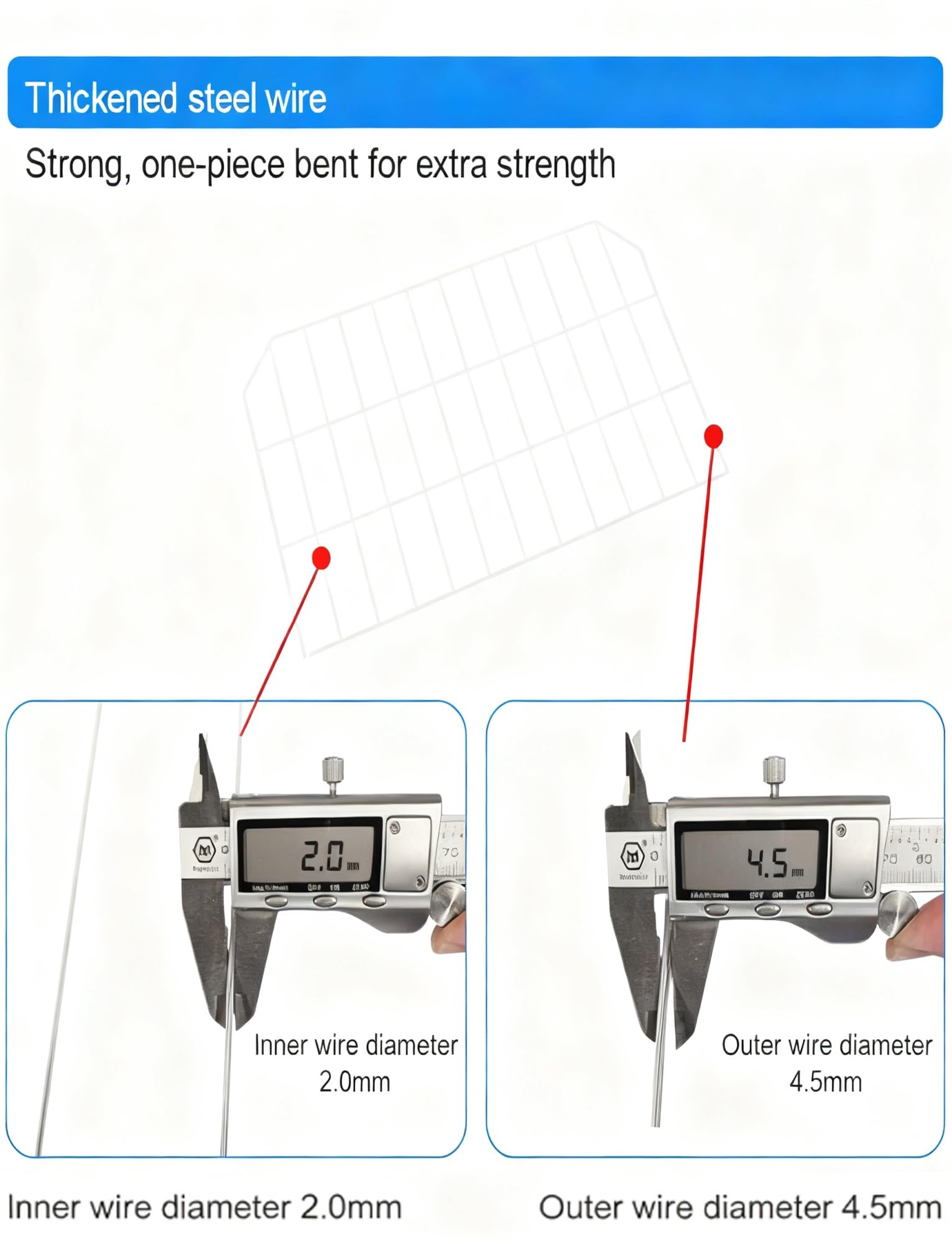 Confezione da 4 divisori universali in acciaio per scaffalature per magazzini, isolanti, separatori (39,9 x 20,1 cm, 6 cm) per soluzioni di scaffalature organizzate