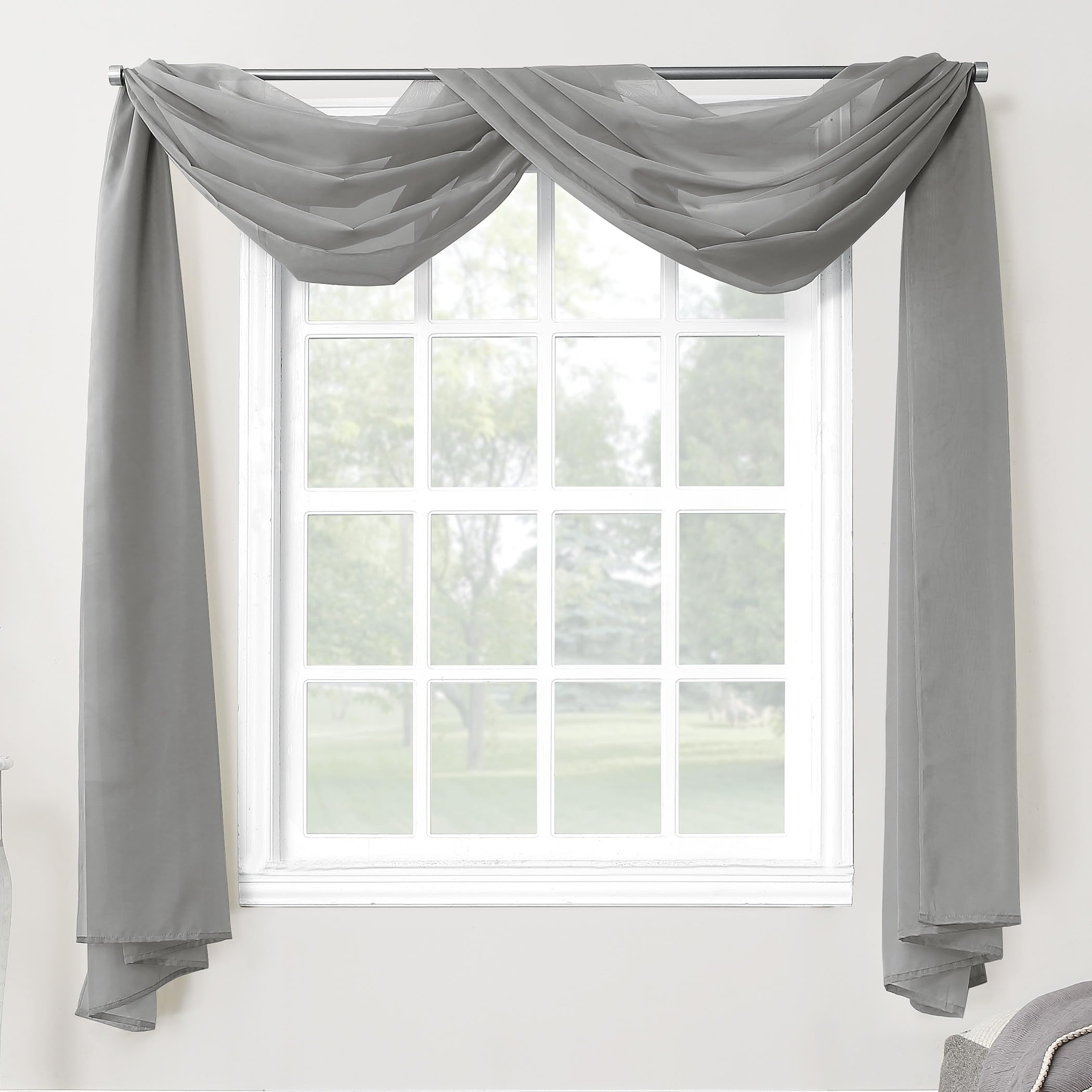 Amazon.com: No. 918 53566 Emily Sheer Voile Rod Pocket Curtain