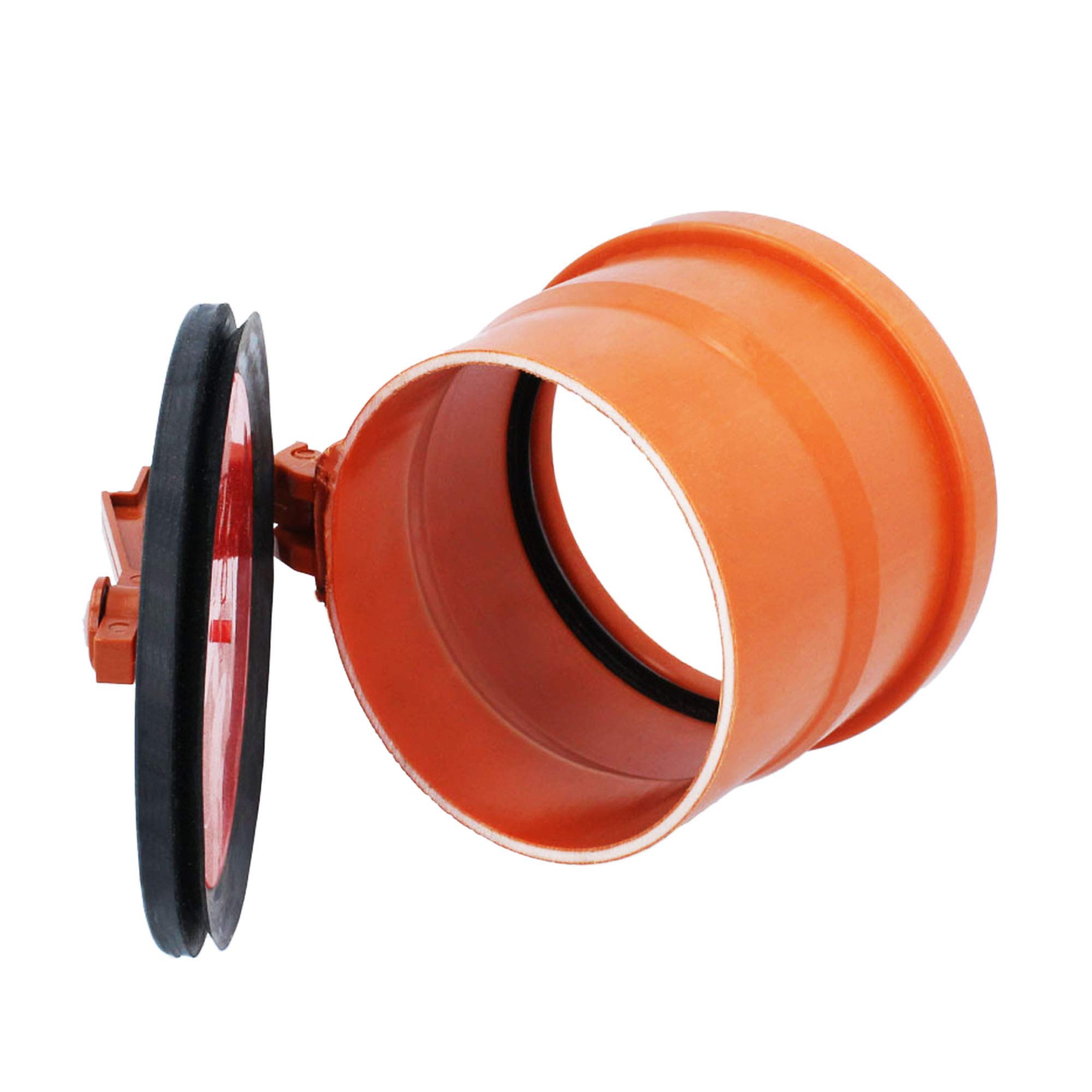Instalguru PEŠTAN Terugslagklep DN 160 Oranje, Kikkerklep, Afvoer, Afvalwater, KG HT-buis Instalguru PEŠTAN Terugslagklep DN 160 Oranje, Kikkerklep, Afvoer, Afvalwater, KG HT-buis