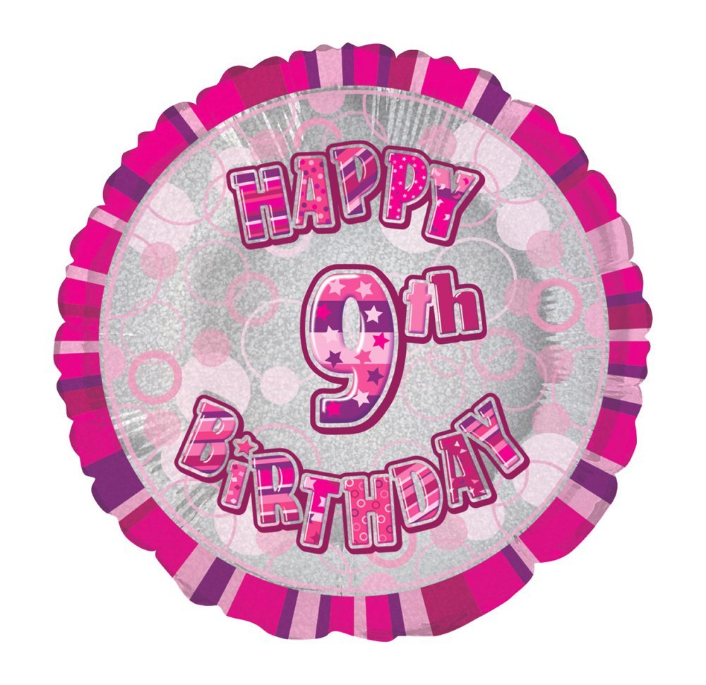 Unique Party 92068 - 9ft Foil Glitz Pink Happy 80th Birthday Banner — view 190