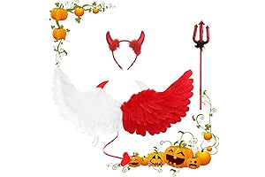 3Pcs Angel Devil Costume Perfect for Imaginative Pretend Play
