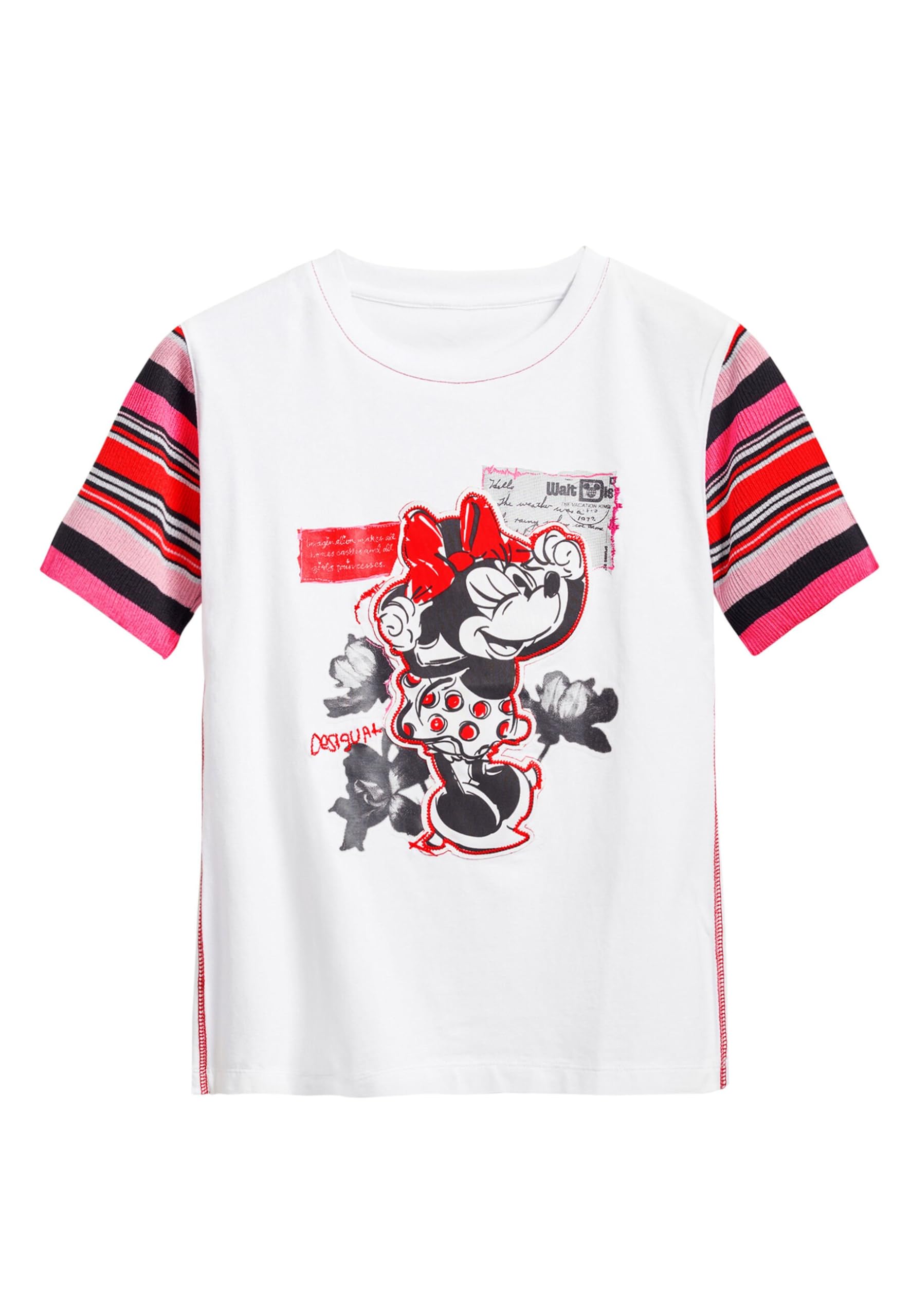 Desigual TS_Minnie, 1000 White, M