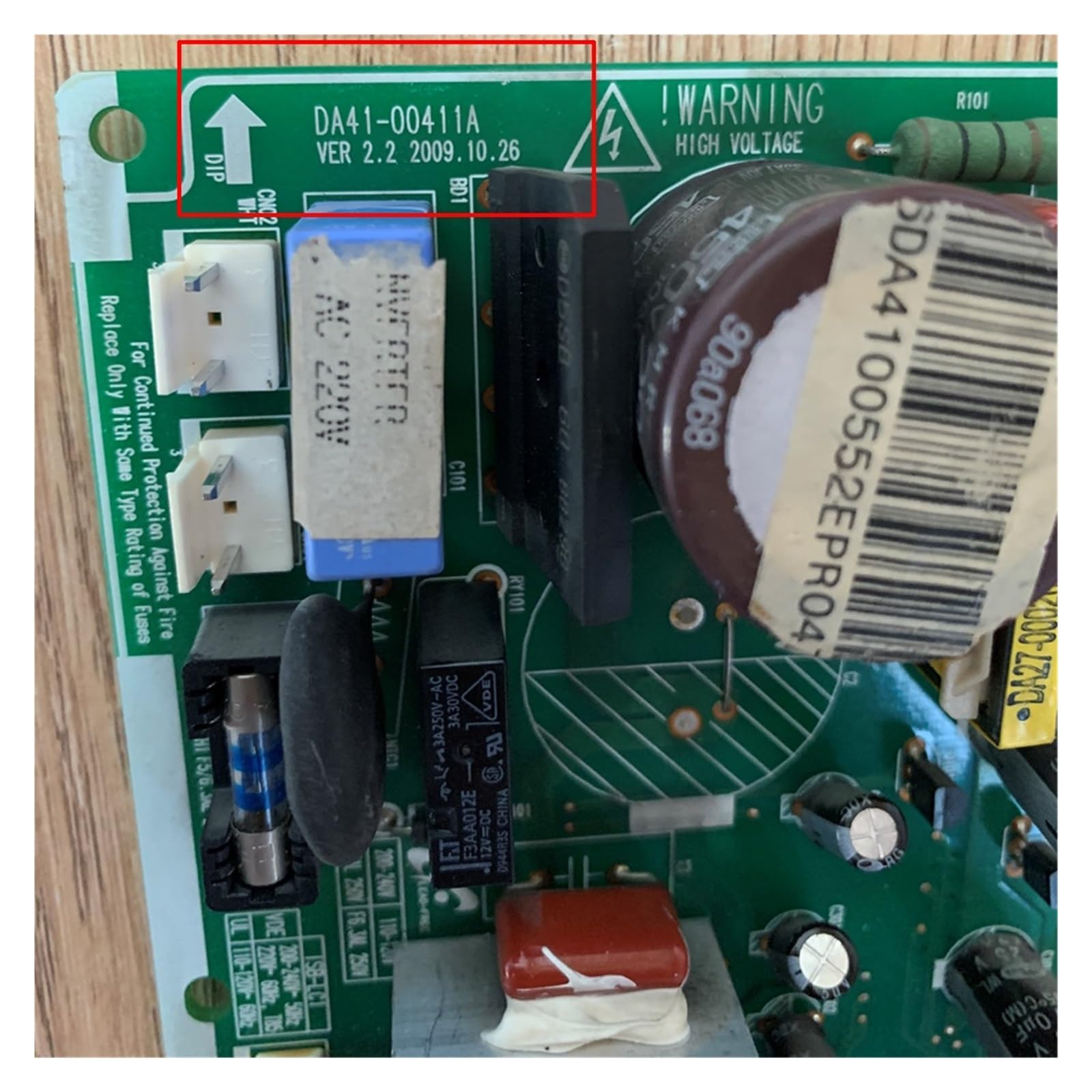 YTGWLKCO Main Board Power Module Board DA41-00411A, Compatible for Samsung, Refrigerator Inverter Board