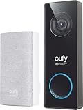 Security Wired 2K Video Doorbell,Real-Time Response,No Monthly Fees,Secure Local Storage,Ready for Any Weather,Free Wireless Electronic Chime(Requires Existing Doorbell Wires)(Renewed)