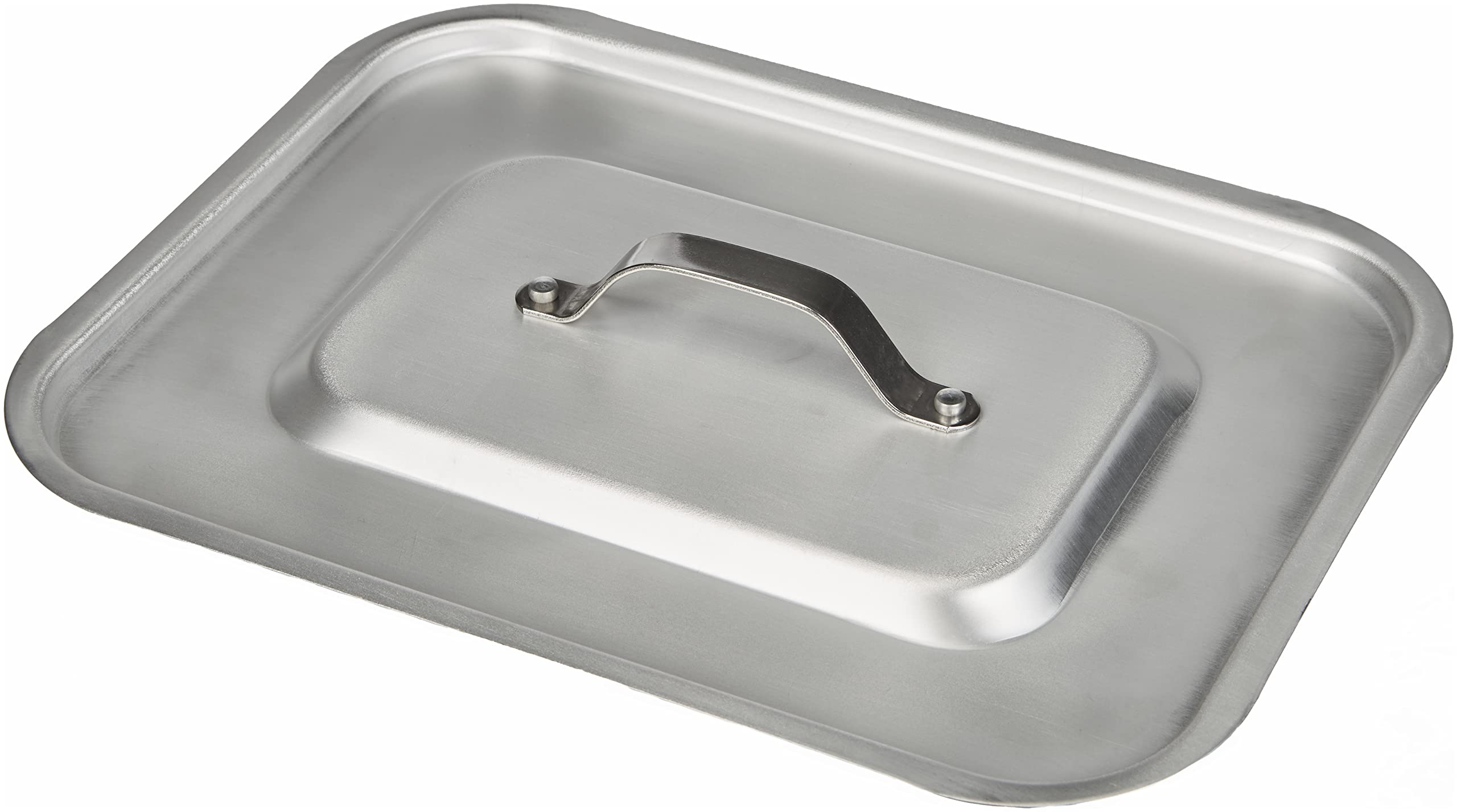 Pentole Agnelli Professional Aluminium 3 Mm. Flat Rectangular Lid With Round Angles, Diameter 30 Cm.