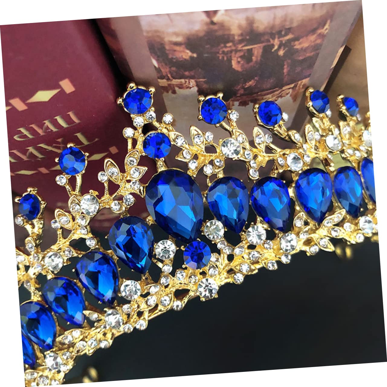 Tocado de Boda Brillante para Novia, Adorno Pelo de Fiesta Cristales y Estrás, Accesorio Elegante para Bodas y Eventos Obsequios