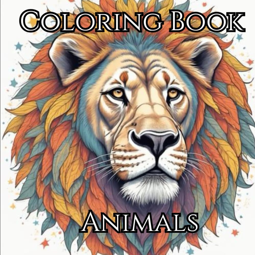 Animal Mandala Coloring Book for Teens and Adults: Relaxing Patterned Animals with Bold Lines for Stress Relief, Mindfulness, and Creative Calm