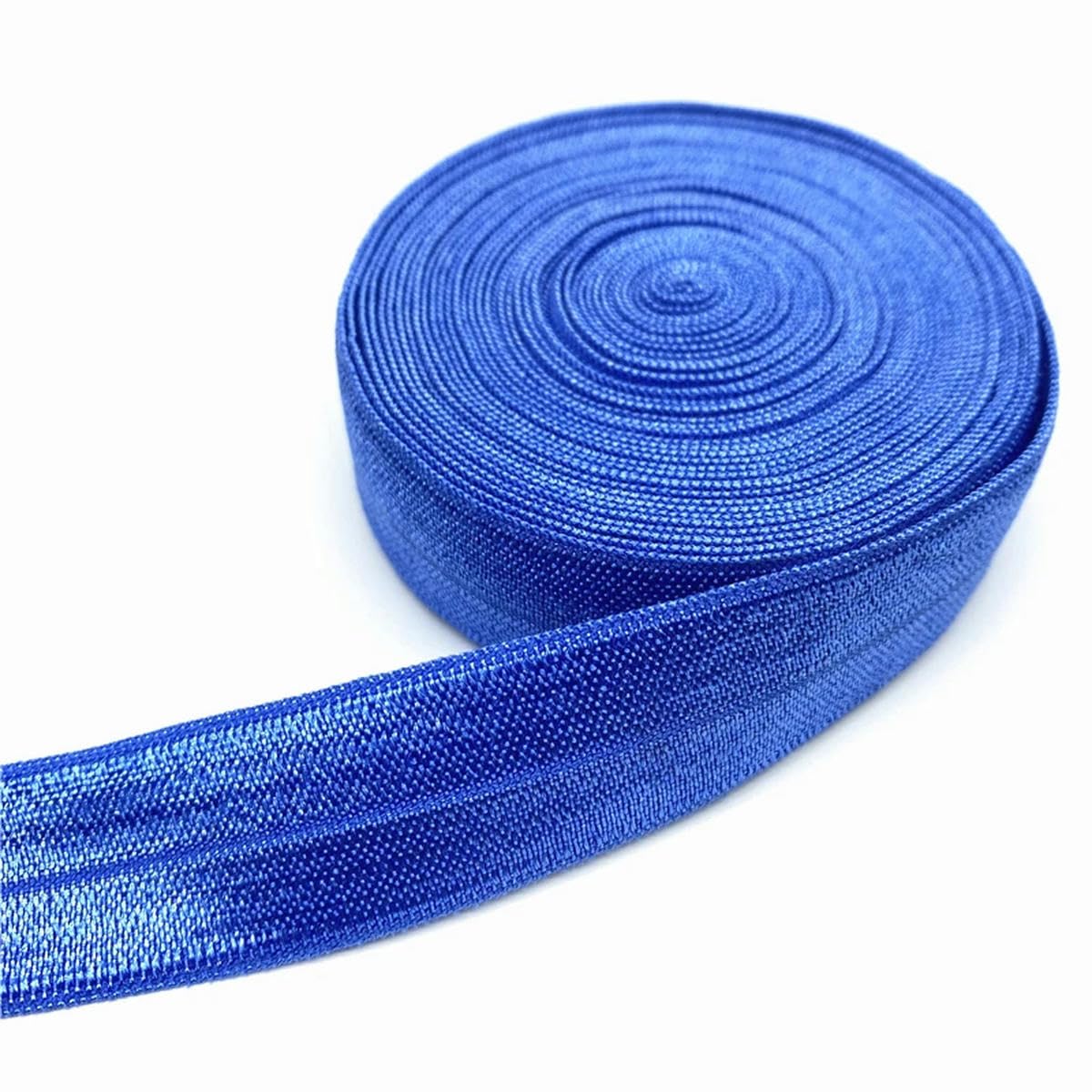Elastyczna, 10/15/20/25 mm błyszcząca elastyczna wstążka zagięta na elastan elastyczna opaska do szycia koronkowe wykończenia pas w talii dodatki krawieckie-czerwony-15mm-5 jardów(Red 10mm,50yards Rol
