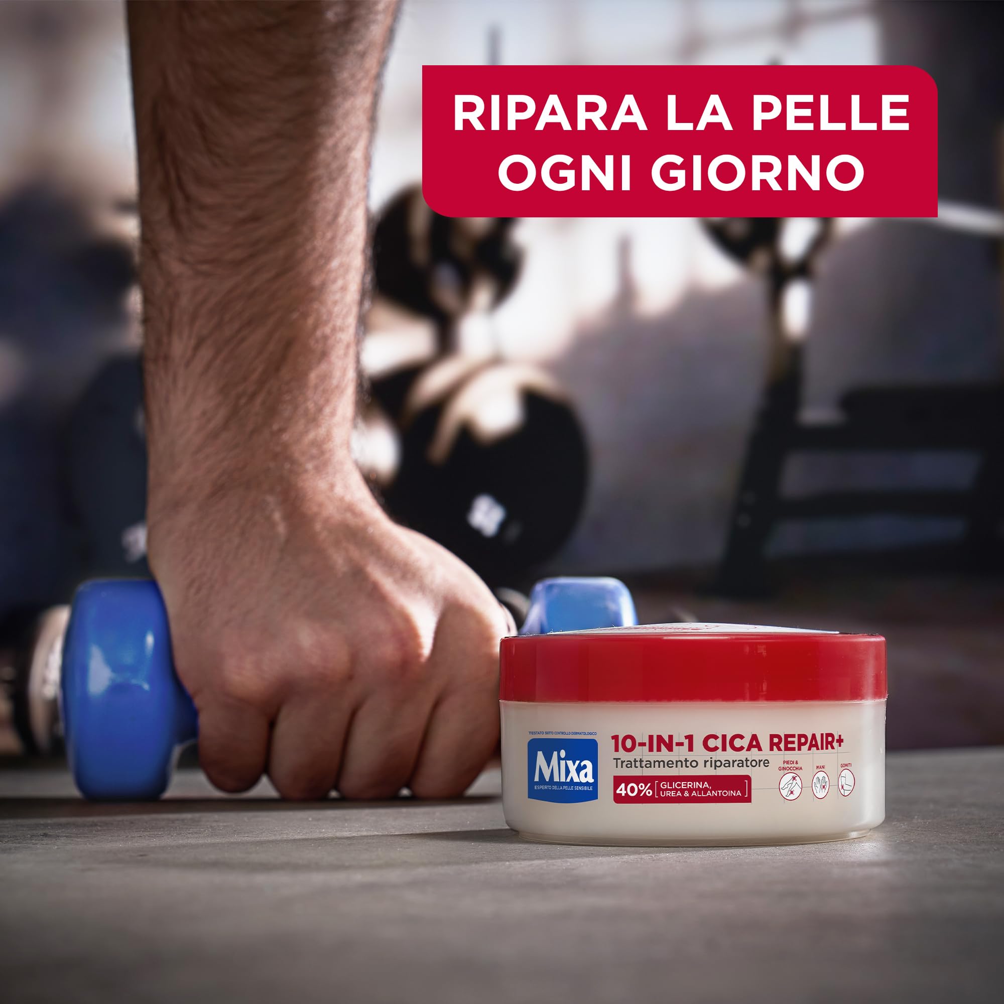 Mixa Trattamento Riparatore 10-in-1 Cica Repair+ 150 ml Idratazione Intensa Glicerina Urea Allantoina