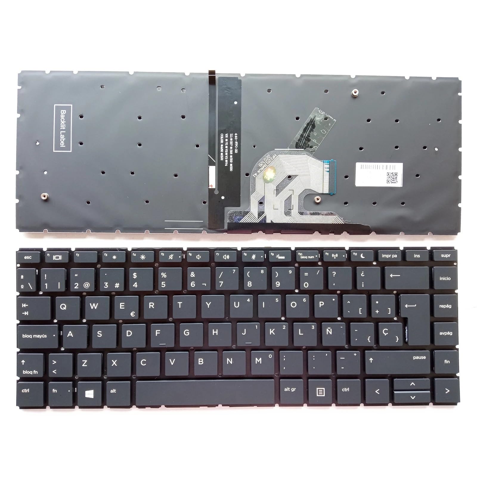 Clavier HP 445R G7 rétroéclairé idéal pour le télétravail nomade - 2