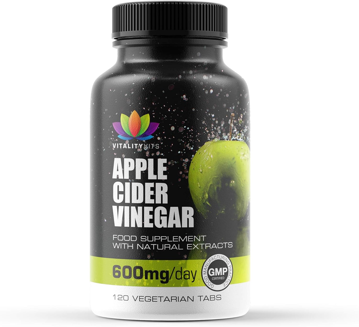 VITALITYVITS Apple Cider Vinegar 120 Tablets Weight Loss Supplement
