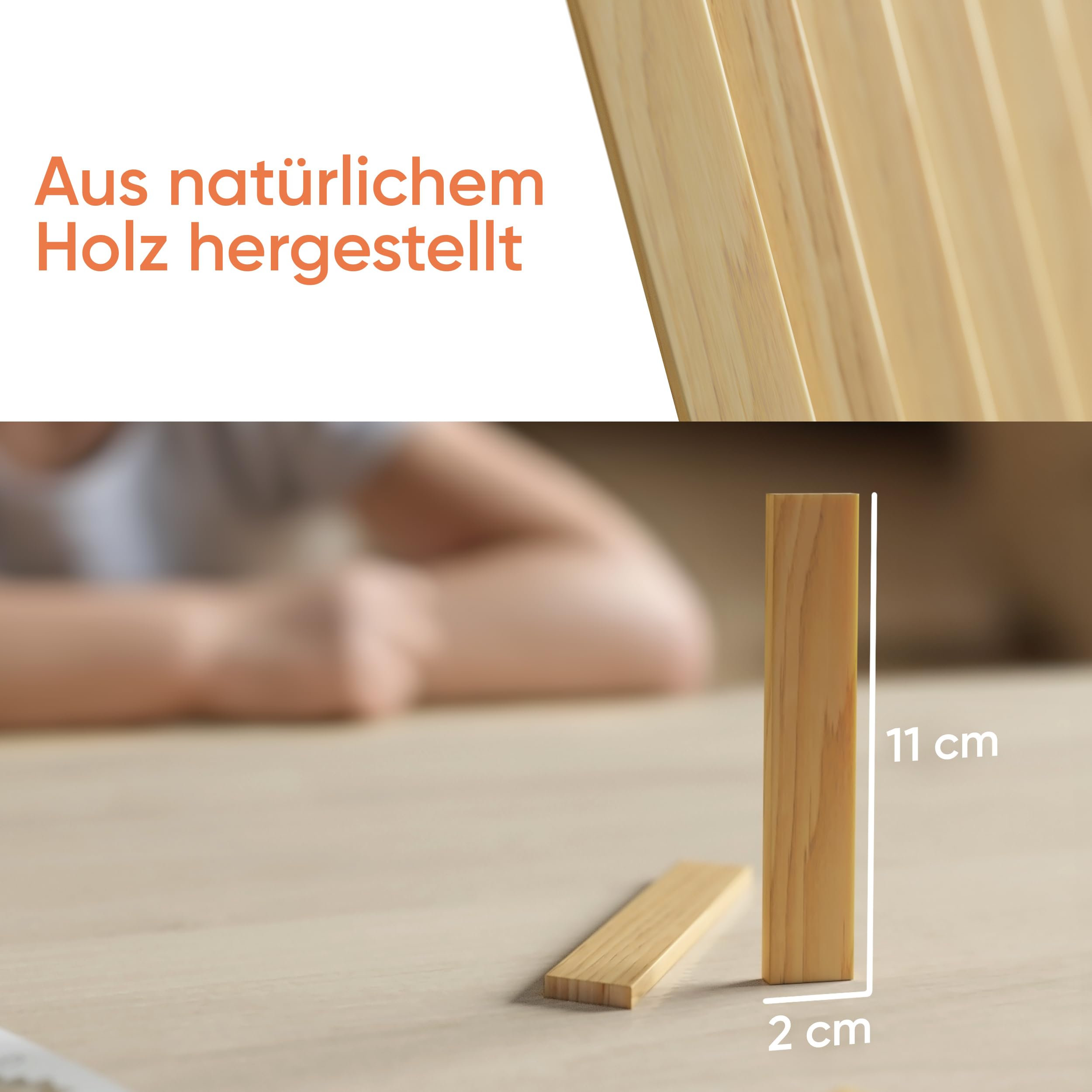 ROXPLE Montessori Wooden Building Blocks Natural Pack of 200 for Kids Kids Toys - Image 4
