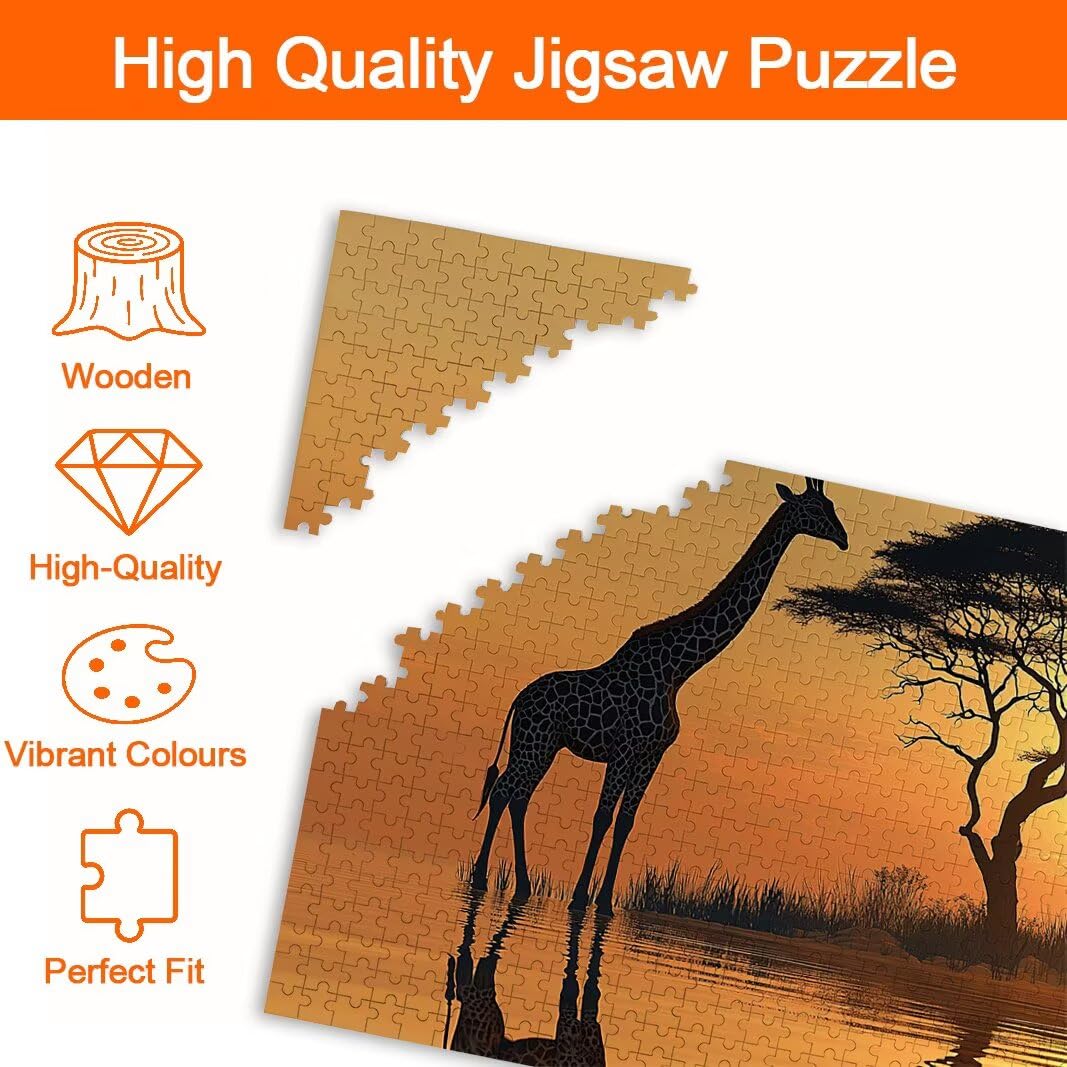 Puzzle Africa, Puzzle 5000 Pezzi Adulti per Decor, Regalo Donna/Uomo -8458