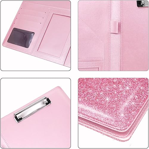 Vista 140 de WAVEYU Funda tipo cartera para mujer, bonita carpeta de cubierta de padfolio, organizador de documentos legales para Girasol