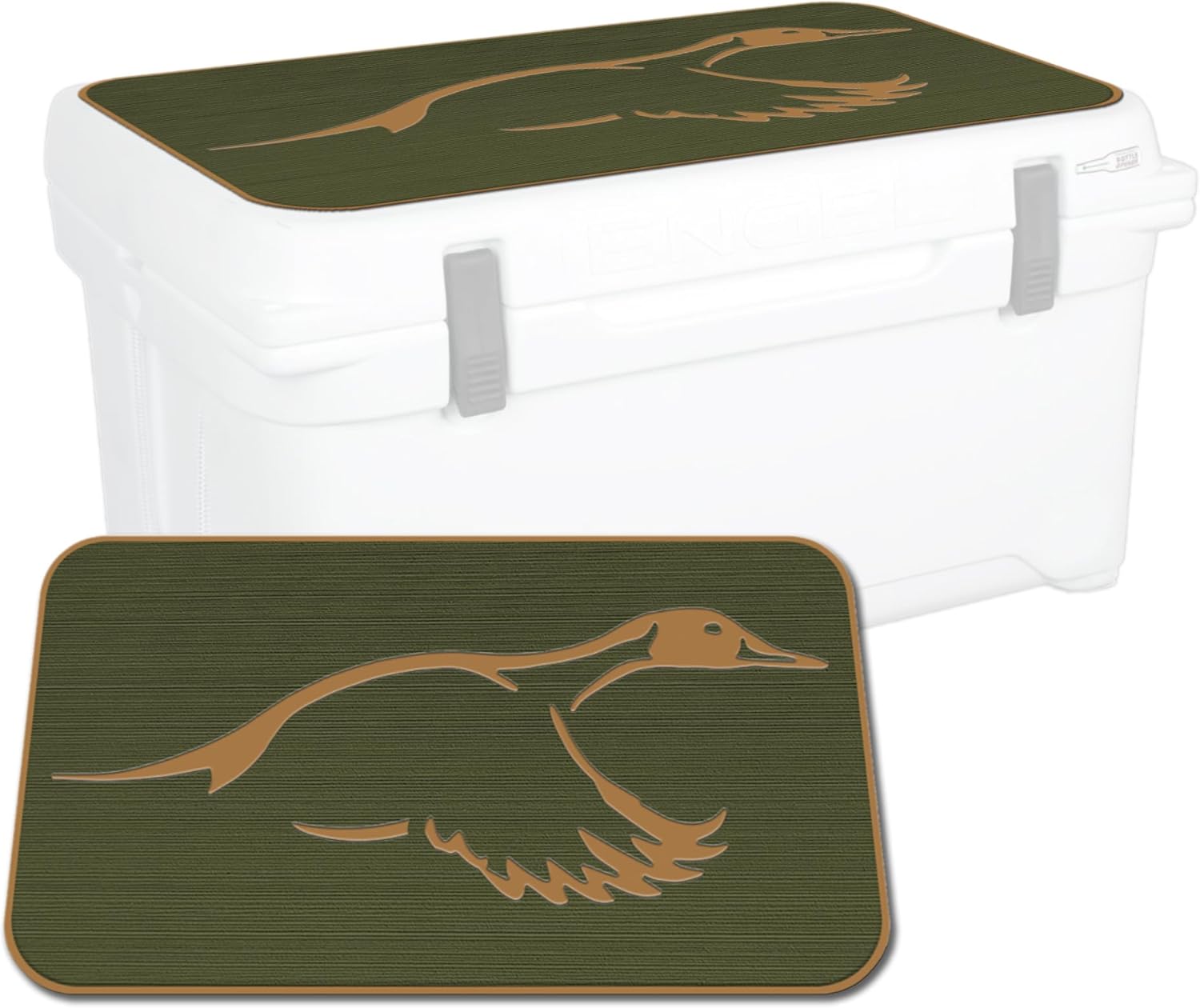 USATuff SeaDek EVA Mat Cooler Pad fits Engel | Peel & Stick Application | Non Slip Comfort Accessories - Duck Solo Hunting Design (OG-M)