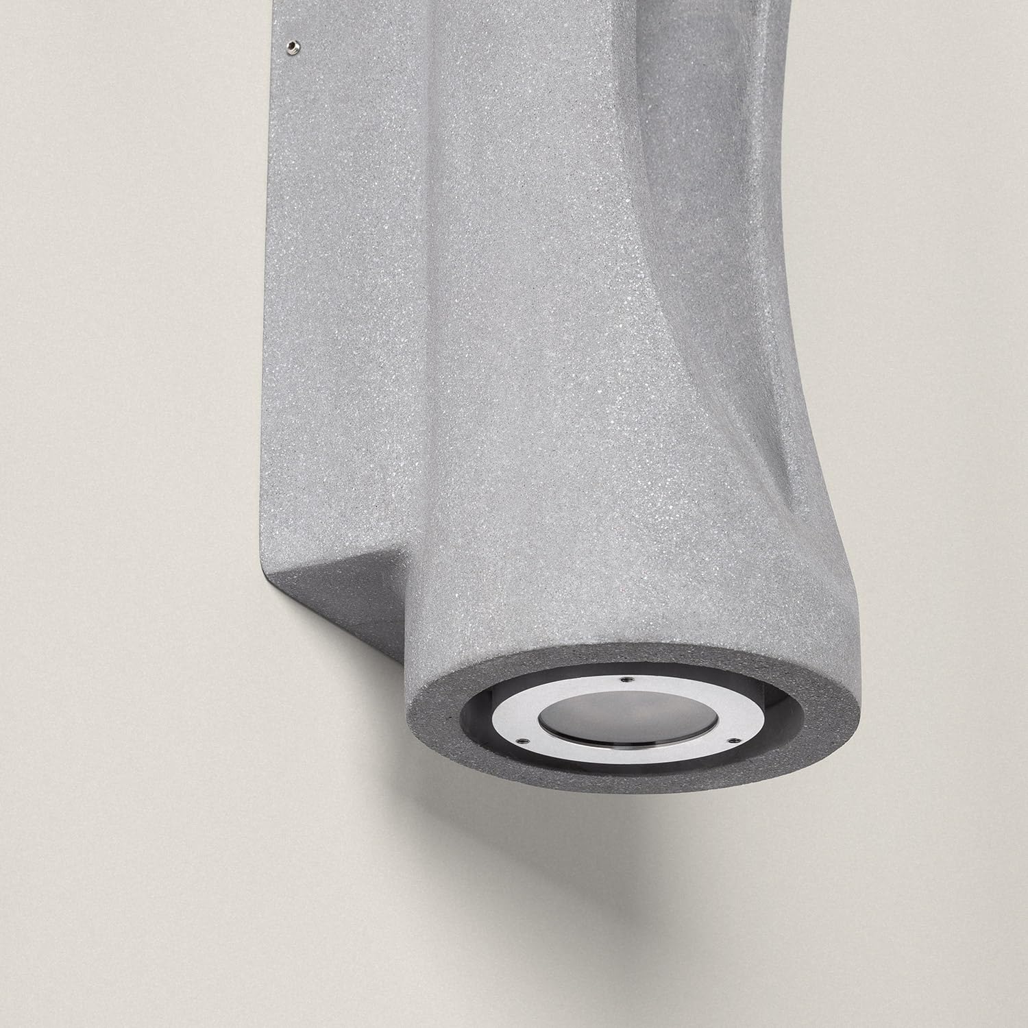 Lampe Murale Design En Béton - Lustre Gris Pierre - Culot E27 - Style Rétro Et Industriel