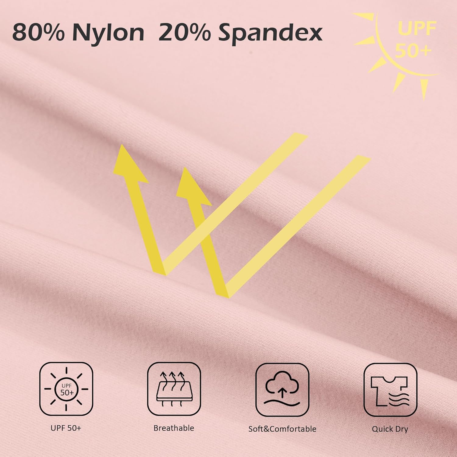 BIG ELEPHANT 3-Pack Kids Short Sleeve T-Shirts, Breathable UPF 50+ Quick-Dry Mesh Solid Tees for Boys & Girls - Image 3