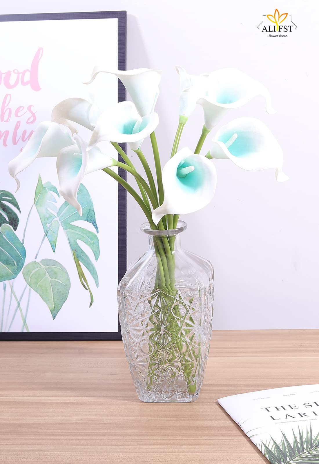 Buy Mini Artificial Calla Lily 10 Stem Bridal Bouquets Artificial