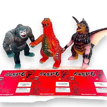 楳図かずお版 ギガス＆ドラコ＆レッドキング（アート・ストーム）３体セット 楳図かずお版 ギガス＆ドラコ＆レッドキング（アート・ストーム