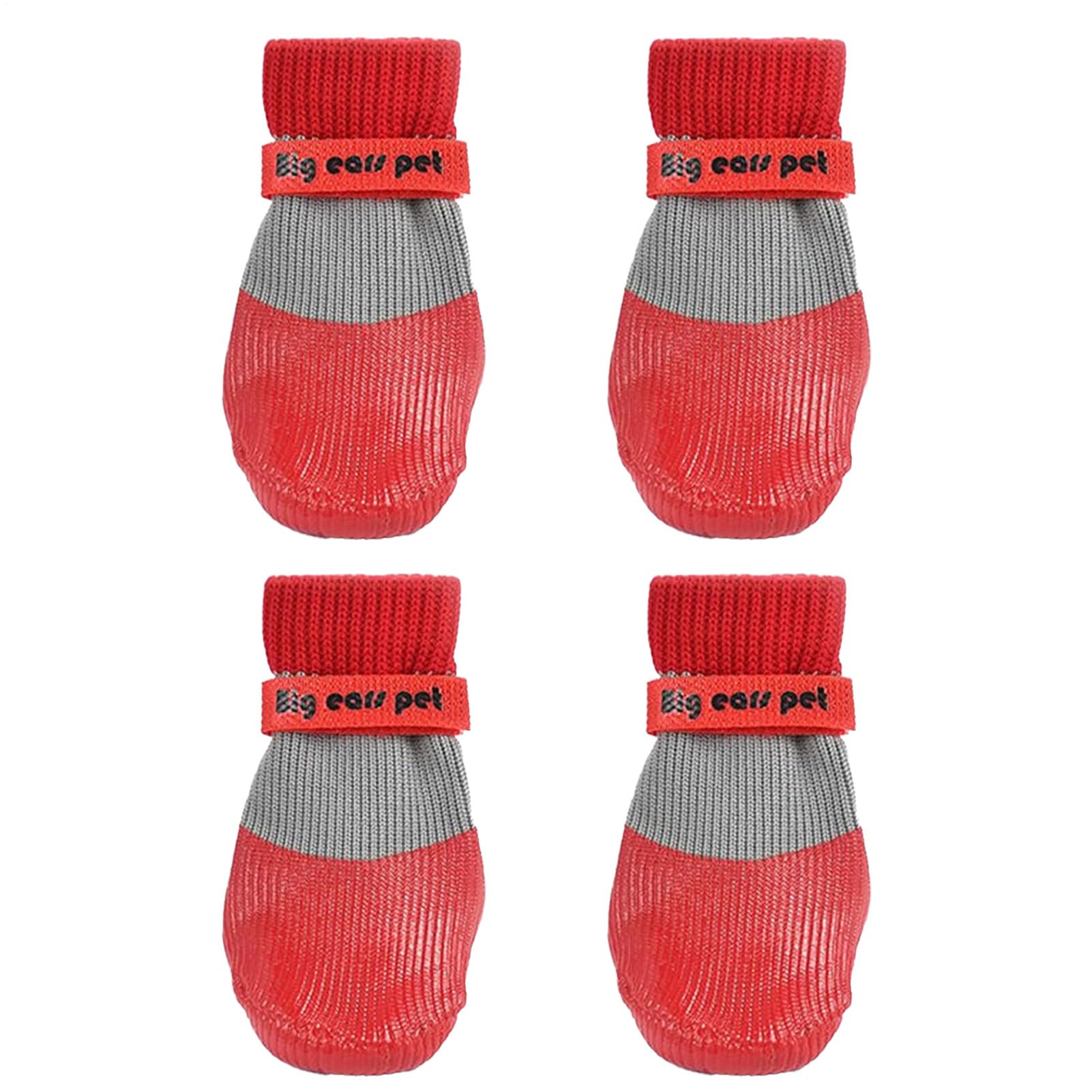 Dog Paw Protector - Set Of 4 Waterproof Anti Slip Dog Shoes - Breathable Pet Boots With Adjustable Straps, Anti-slip Sole Design, Suitable for Pet Outings, Outdoor Walks, and Indoor Exercise