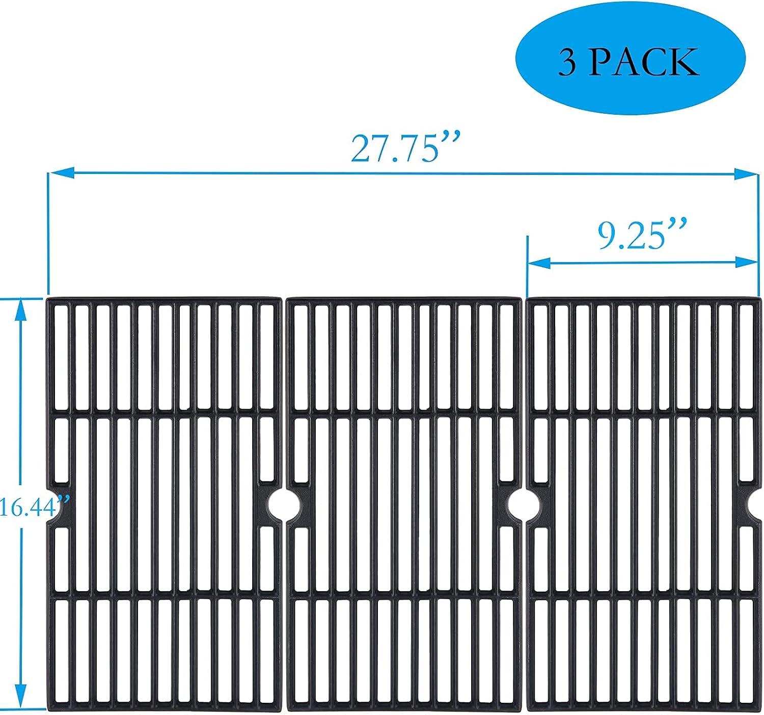 DGF493BNP Grates Grill Replacement Parts for Dyna Glo Grill Grates DGF493PNP-D DGB495SDP-D Dynaglo DGH474CRP 70-01-273 Kenmore Grill Grates 146.23678310 Backyard Grill Parts GBC1134W
