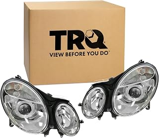 TRQ Headlight Set Halogen 2 Piece