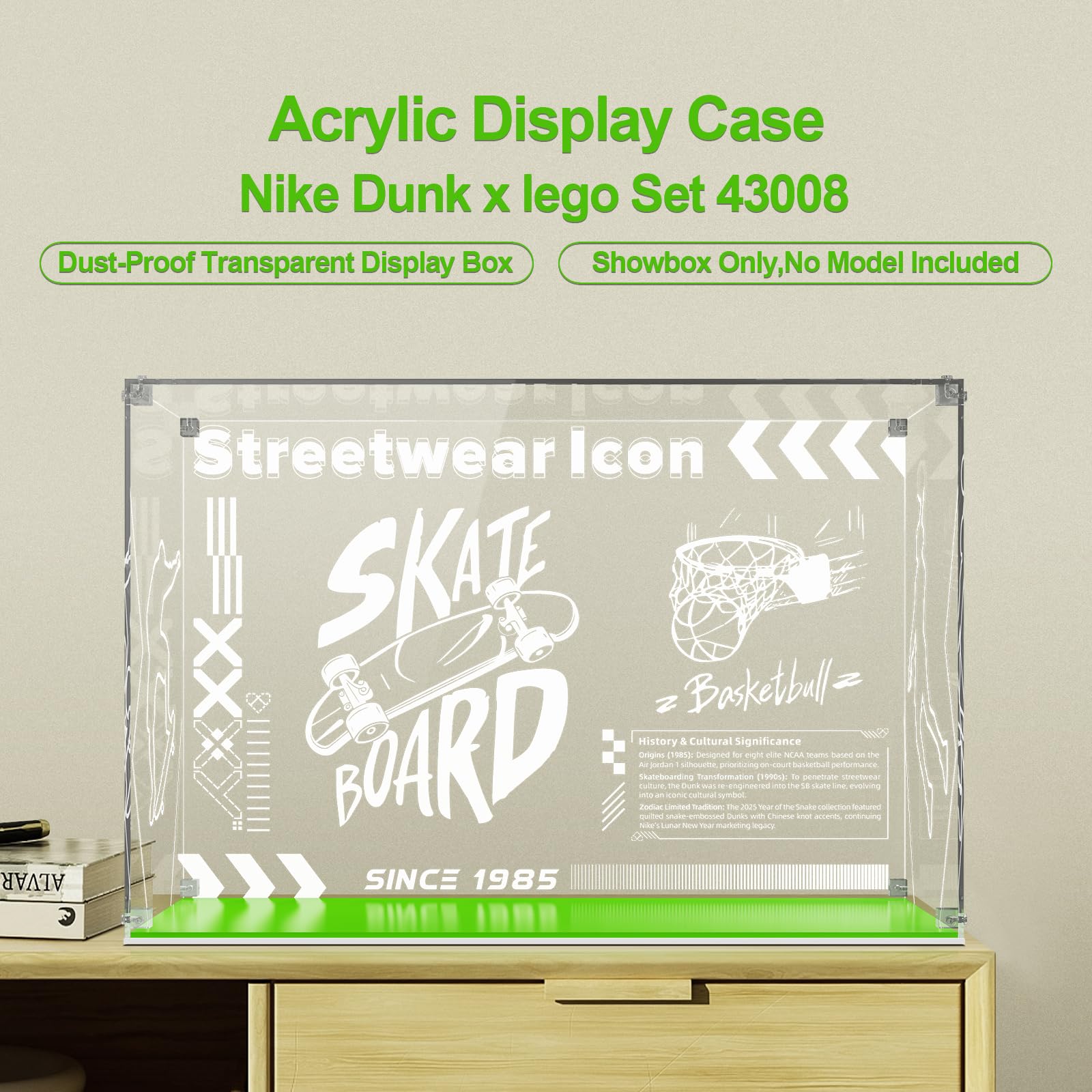 Amazon.co.jp: NAOCARD アクリルディスプレイケース レゴセット x Nike