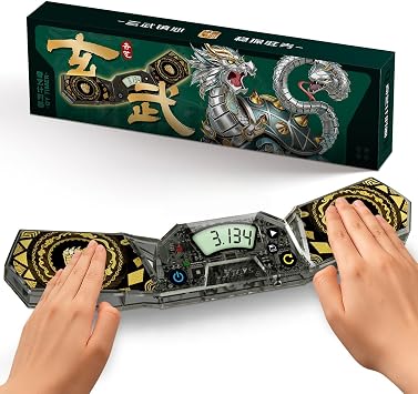 Professional Speed Cube Timer,Touch Control Timer with Display,Cube Race Stack Competition a Great Gift for Boys and Girls Grey