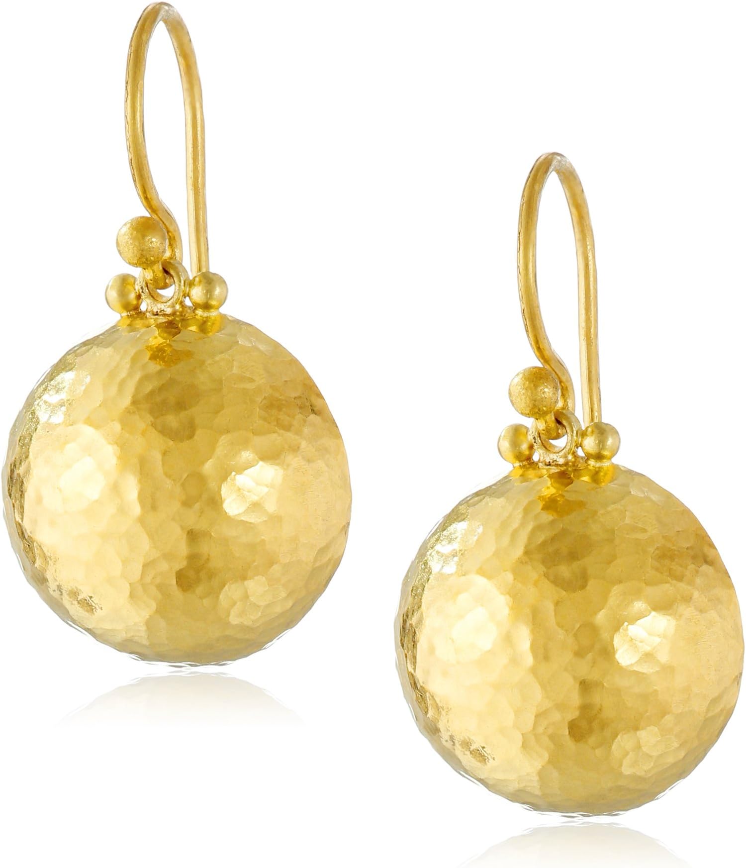 GURHAN "Dome" Hammered Half-Sphere Earrings