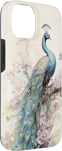 Miniatura 6 de Funda para iPhone 14 Plus Peacock Cute Bird Nature Garden