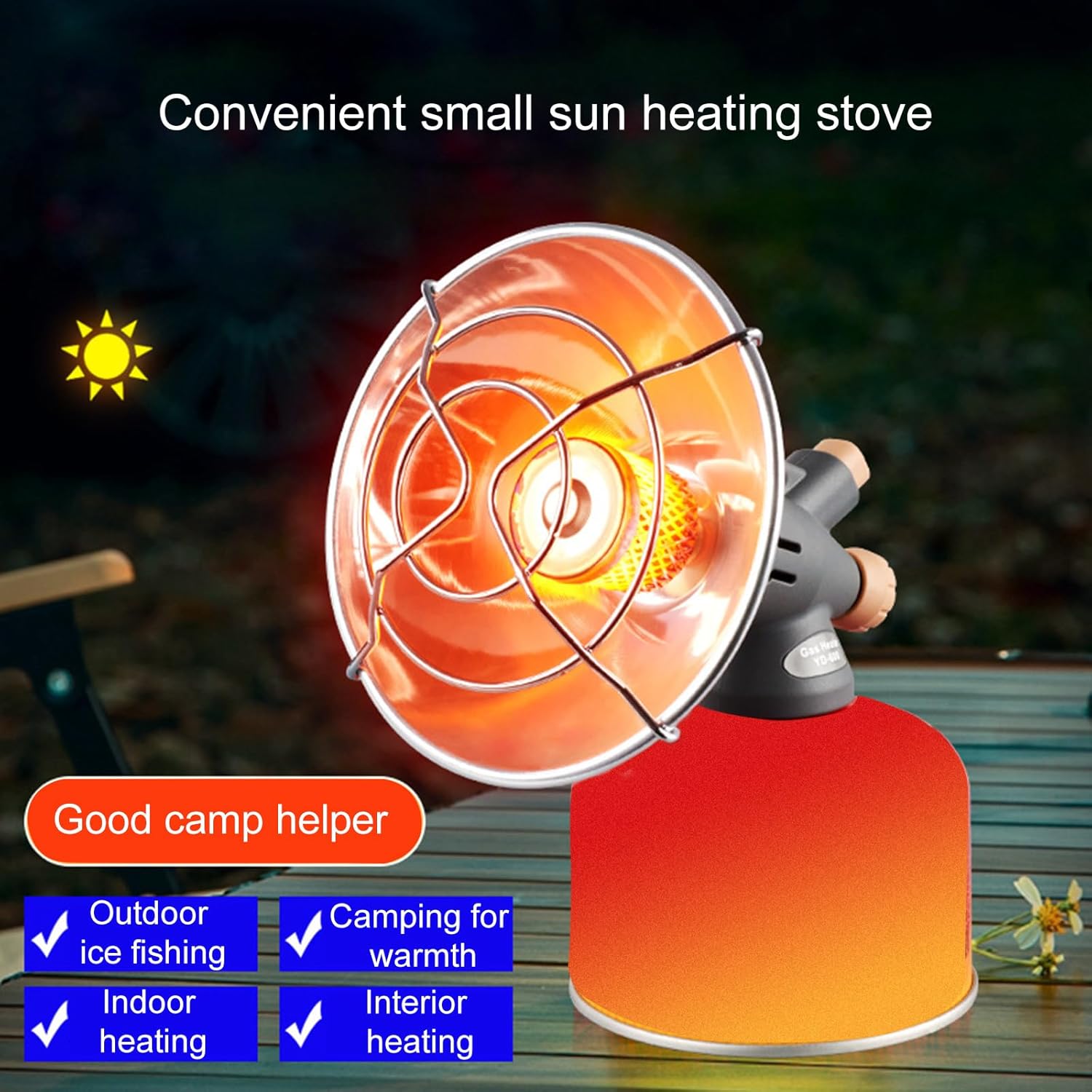 Compacts Outdoor Heating Set Emergencies Heat Source Quick Heating Device For Outdoor Camping And Office Use