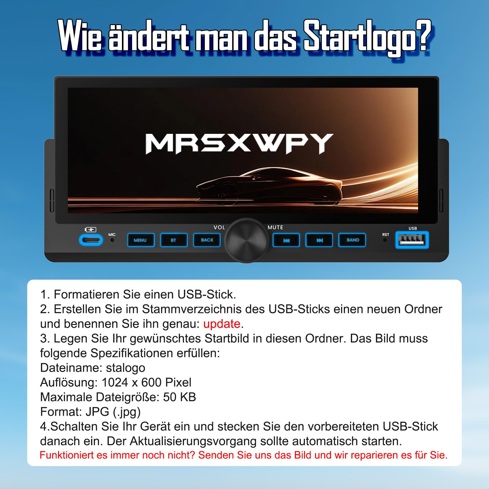 Autoradio 1 DIN mit Wireless CarPlay & Android Auto, Bluetooth Freisprecheinrichtung, FM Radio, Bildschirm, Lenkradsteuerung, MirrorLink, Aux-Eingang, Equalizer (6,86 Zoll mit Rückfahrkamera)