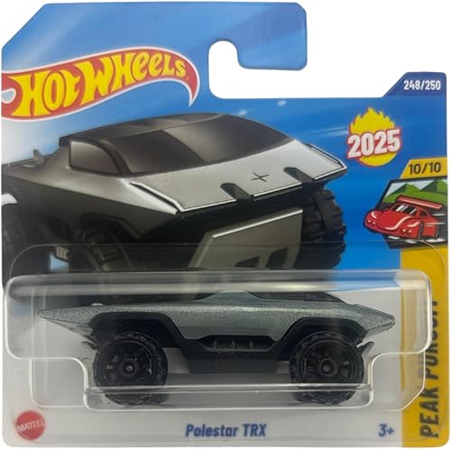 Hot Wheels Polestar TRX [Silver] Peak Pursuit 10/10, 248/250, New for 2025! 1:64 Scale Diecast Vehicle