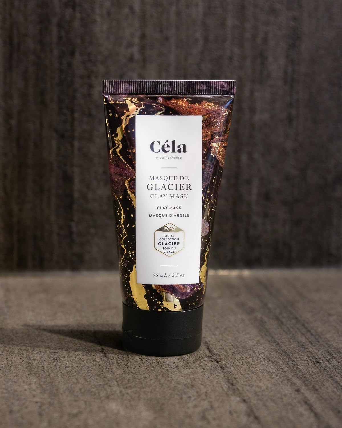 Céla Glacier Clay Mask | 75 ml Mineral‑Rich Facial Mask with Glacial Oceanic Clay | Deep Cleansing Detox, Exfoliating & Pore‑Refining Treatment for Soft, Radiant Skin – Vegan & Gentle