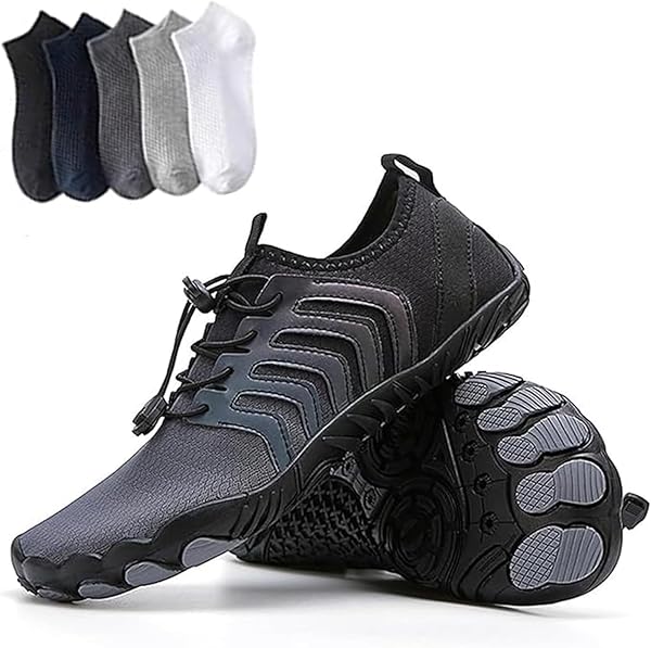 Hiking Womens Men, Pro Barefoot Shoes with Wide Toe Box, Healthy and Non-Slip Breathable Barefoot Shoes - 1