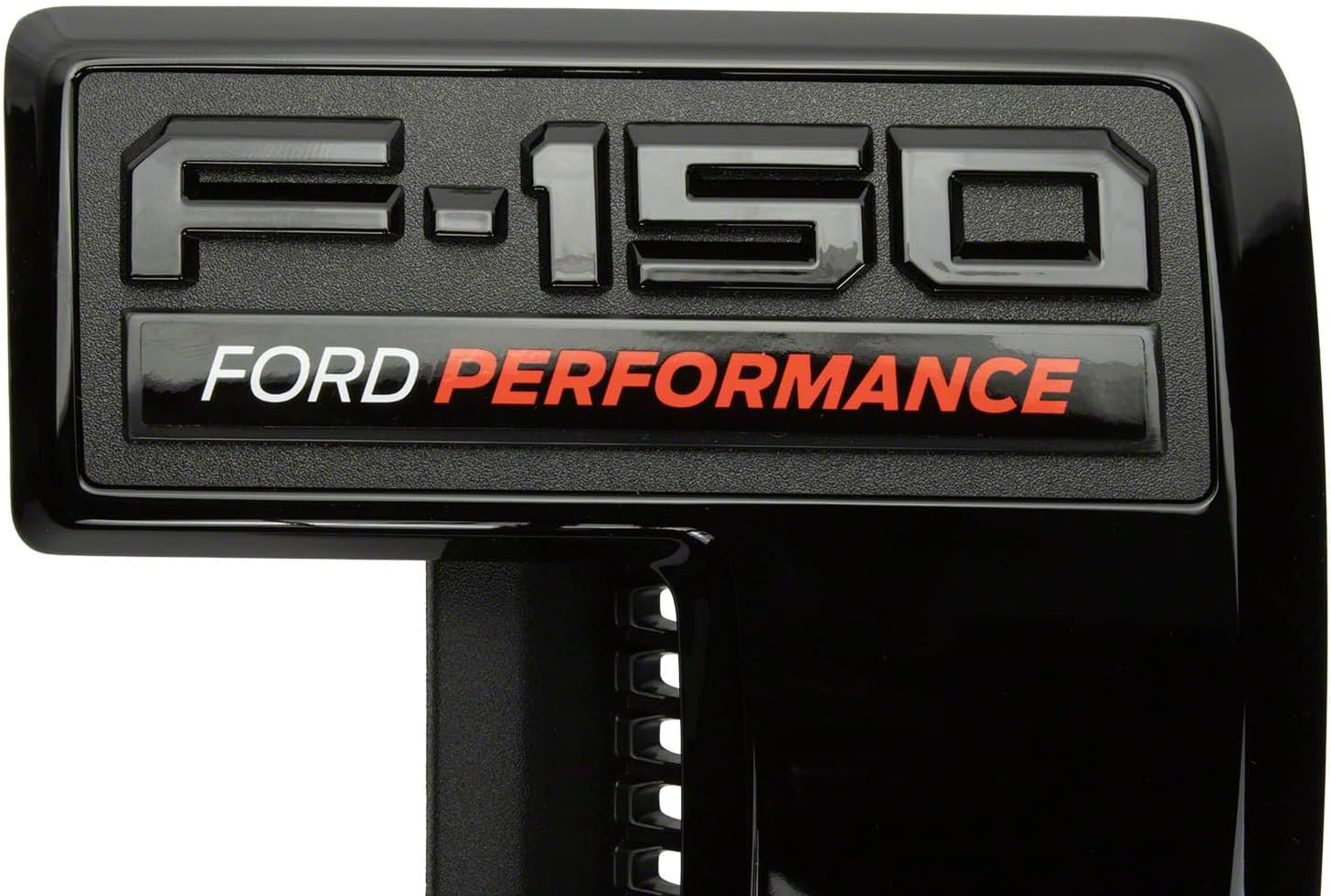 Ford 2021-2024 F-150 Ford Performance Gloss Black Fender Emblem Badge Vents Pair M-1447-FPVENT