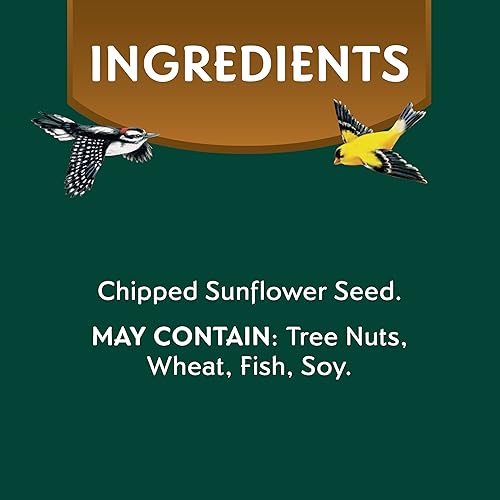 Miniatura 10 de Morning Song Sunflower Hearts & Chips - Alimento para pájaros silvestres, sin ensuciar, semillas de girasol para pájaros, bolsa de 5.5 libras