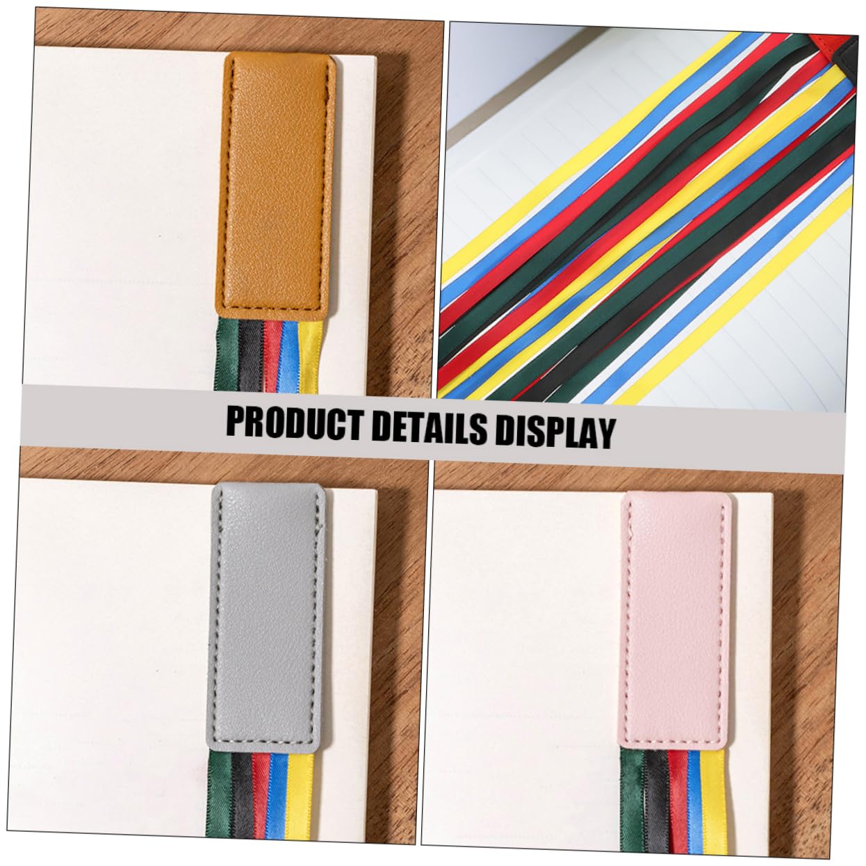 Gadpiparty 5 Sätze Lesezeichenband Zarte Lesezeichen Band-buchmarker Bunt Lesezeichen Mit Zierbändern Buchmarkierungen Mit Dem Etikettenband Ribbon -buchmarken Zum Lesen Leder 8 Stücke * 5