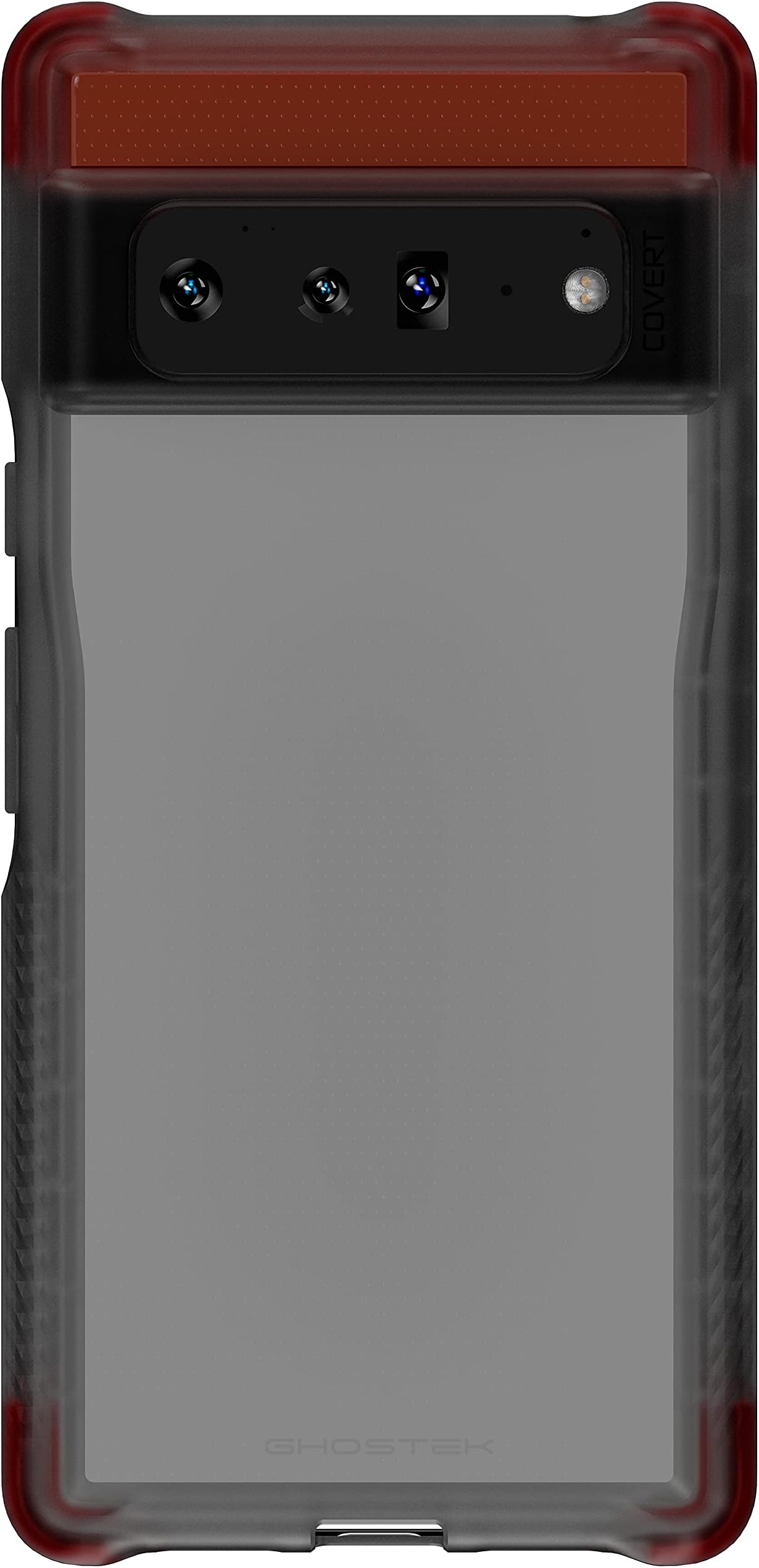 COVERT Google Pixel 6 Pro Case Slim Clear with Ultra Thin Design and Non-Slip Grip Supports Wireless Charging Protective Cover Designed for 2021 Google Pixel 6Pro 5G (6.71 inch) (Stormy Smoke)