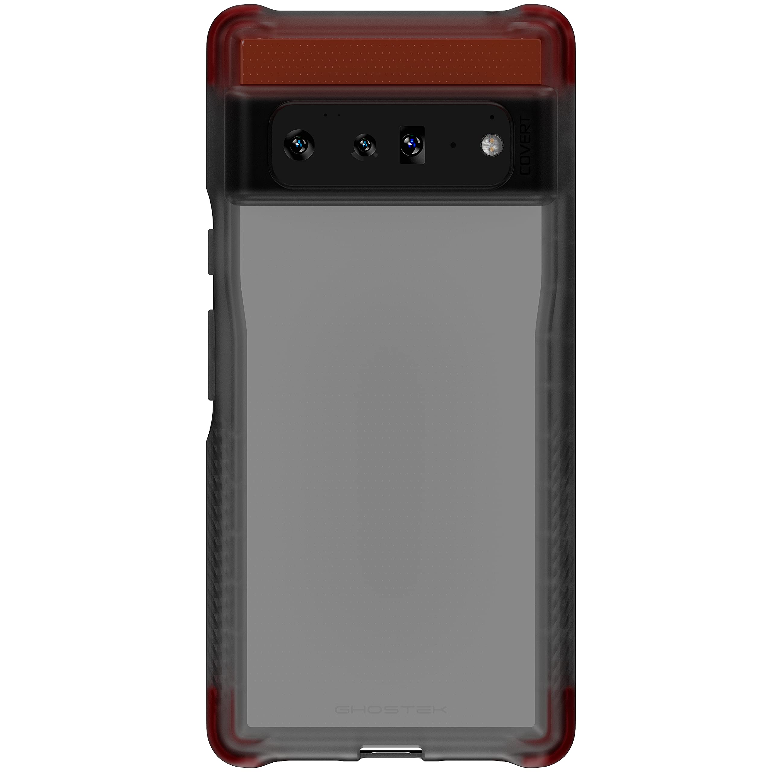 Ghostek COVERT Google Pixel 6 Pro Case Slim Clear with Ultra Thin Design and Non-Slip Grip Supports Wireless Charging Protective Cover Designed for 2021 Google Pixel 6Pro 5G (6.71 Inch) (Stormy Smoke)