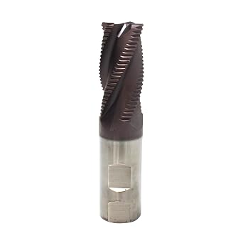 HFSR Roughing End Mill Square End Mill 4 Flute M42 8% Cobalt TiAlN for Steel 1" Dia.