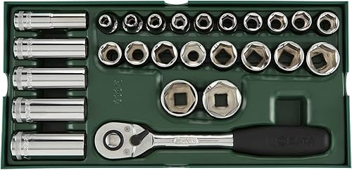 SATA Juego de 26 piezas de 12" Dr. Socket SAE - ST09915SJ