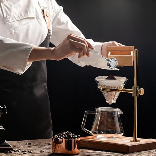 Miniatura 4 de Cuchara de café profesional de 6.1 in6,1 pulgadas, taza redonda de acero inoxidable 304, cuchara medidora de espuma de leche, postre para pastel,