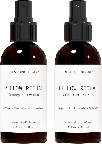 Miniatura 45 de Muse Apothecary Pillow Ritual - Rocío aromático, calmante y relajante para almohada, spray para ropa de cama y telas - Infundido con aceites