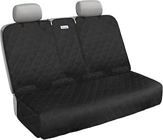 Back Seat Cover for Large SUVs/Trucks Rear Split Bench