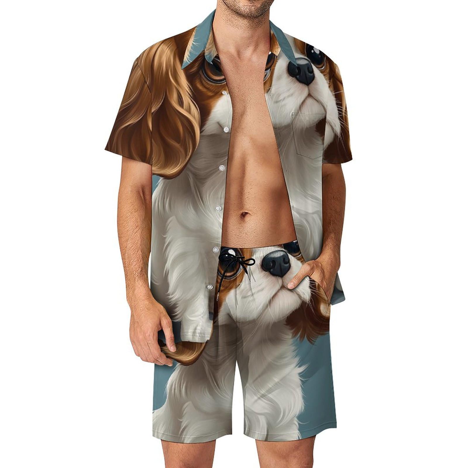Tenues de plage courtes Cavalier King Charles pour vos vacances